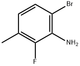 6-溴-2-氟-3-甲基苯胺 结构式