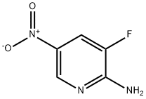 3-FLUORO-5-NITROPYRIDIN-2-AMINE 结构式