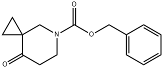 8-氧代-5-氮杂螺[2.5]辛烷-5-羧酸苄基酯 结构式