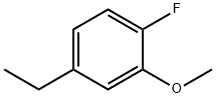 4-乙基-1-氟-2-甲氧基苯 结构式