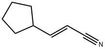 3-环戊基丙烯腈 结构式