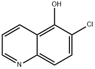 5-hydroxy-6-chloro-quinoline 结构式