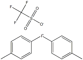 二对甲苯基碘鎓三氟甲磺酸盐 结构式