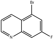 5-bromo-7-fluoroquinoline 结构式