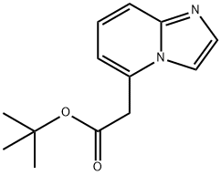 tert-butyl 2-(imidazo[1,2-a]pyridin-5-yl)acetate 结构式
