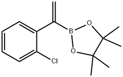 1-(2-CHLOROPHENYL)VINYLBORONIC ACID PINACOL ESTER 结构式
