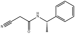 (S)-2-氰基-N-(1-苯基乙基)乙酰胺 结构式