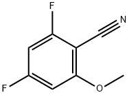 2,4-二氟-6-甲氧基苯腈 结构式