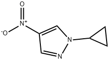 1-环丙基-4-硝基-1H-吡唑 结构式