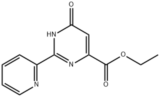 ETHYL 6-HYDROXY-2-(PYRIDIN-2-YL)PYRIMIDINE-4-CARBOXYLATE 结构式