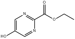 5-羟基嘧啶-2-羧酸乙酯 结构式