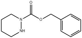 苯甲基四氢哒嗪-1(2H)-甲酸基酯 结构式