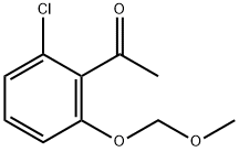 2-氯-6-(甲氧基甲氧基)苯乙酮 结构式