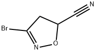 3-溴-4,5-二氢异噁唑-5-甲腈 结构式