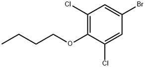 5-Bromo-2-butoxy-1,3-dichlorobenzene 结构式