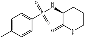 (S)-N-(2-Oxopiperidin-3-yl)-p-toluenesulfonamide 结构式