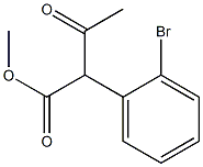 2-(2-溴苯基)-3-氧代丁酸 甲酯 结构式