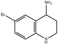 6-bromo-1,2,3,4-tetrahydroquinolin-4-amine 结构式