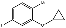 1-溴-2-环丙氧基-4-氟苯 结构式