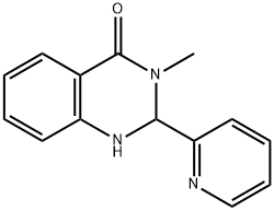 3-Methyl-2-pyridin-2-yl-2,3-dihydro-1H-quinazolin-4-one 结构式