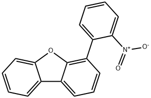 4-(2-硝基苯基)二苯并呋喃 结构式