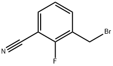 3-(溴甲基)-2-氟苄腈 结构式