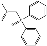 ((Methylsulfinyl)methyl)diphenylphosphine oxide 结构式