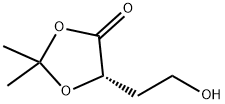 (S)-5-(3-羟乙基)-2,2-二甲基-1,3-二氧戊环-4-酮 结构式