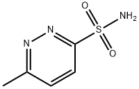 6-甲基哒嗪-3-磺酰胺 结构式