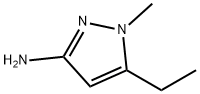 5-乙基-1-甲基-1H-吡唑-3-胺 结构式