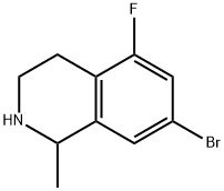 7-溴-5-氟-2-甲基-1,2,3,4 - 四氢 - 异喹啉 结构式