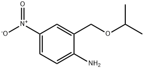2-(isopropoxymethyl)-4-nitroaniline 结构式
