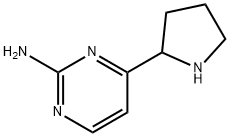 2-氨基-4-(吡咯烷-2-基)嘧啶 结构式