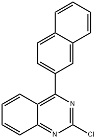 2-氯-4-(萘-2-基)喹唑啉 结构式