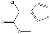 METHYL 2-CHLORO-2-(THIOPHEN-3-YL)ACETATE 结构式
