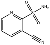 3-氰基吡啶-2-磺酰胺 结构式