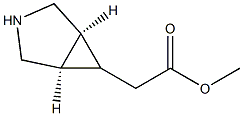 (1ALPHA,5ALPHA,6ALPHA)-3-氮杂双环[3.1.0]己烷-6-乙酸乙酯 结构式