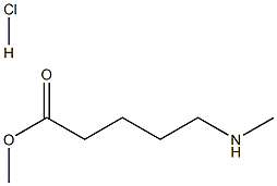 METHYL 5-(METHYLAMINO)PENTANOATE HYDROCHLORIDE 结构式