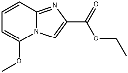 ETHYL 5-METHOXYIMIDAZO[1,2-A]PYRIDINE-2-CARBOXYLATE 结构式