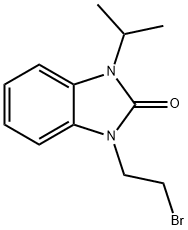 1-(2-溴乙基)-3-异丙基-1H-苯并[D]咪唑-2(3H)-酮 结构式