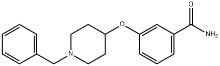 3-((1-Benzylpiperidin-4-yl)oxy)benzamide 结构式