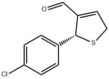 (R)-2-(4-Chlorophenyl)-2,5-dihydrothiophene-3-carbaldehyde 结构式