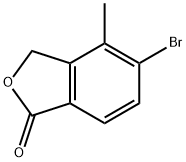 5-BROMO-4-METHYL-2-BENZOFURAN-1(3H)-ONE 结构式