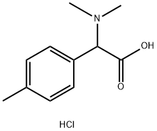 (Dimethylamino)(4-methylphenyl)acetic acid hydrochloride 结构式