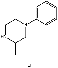 3-甲基-1-苯基哌嗪盐酸盐 结构式