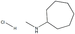 N-Methylcycloheptanamine hydrochloride 结构式
