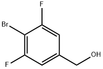 4-溴-3,5-二氟苯甲醇 结构式