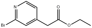 (2-bromo-pyridin-4-yl)-acetic acid ethyl ester 结构式