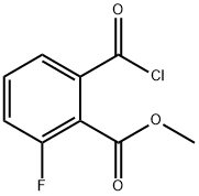 methyl-2-(chlorocarbonyl)-6-fluorobenzoate 结构式