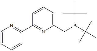 6-((di-tert-butylphosphino)methyl)-2,2'-bipyridine 结构式